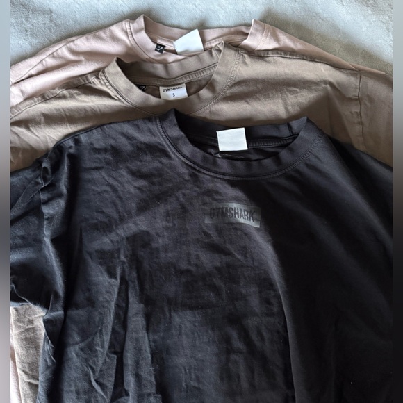 Gymshark Tops - Gymshark Crew Tee Trio - Oversized Fit